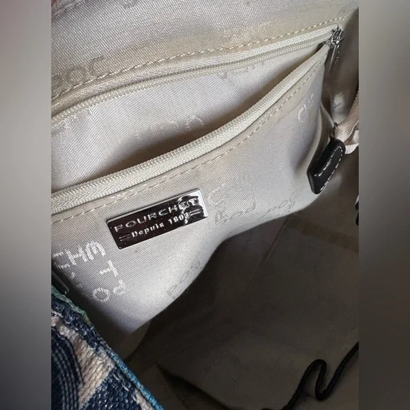 H&M Blue and Green Patterned Bag - Picture 4 of 6